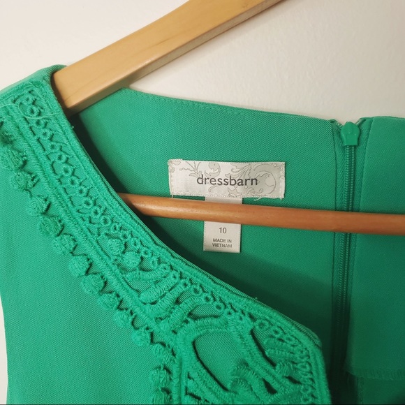 DRESSBARN Sleeveless Midi Dress Green Size 10 - Picture 3 of 8